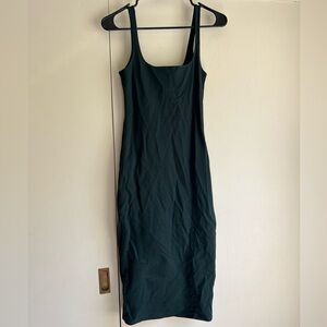 Forest Green thick bodycon dress - size S